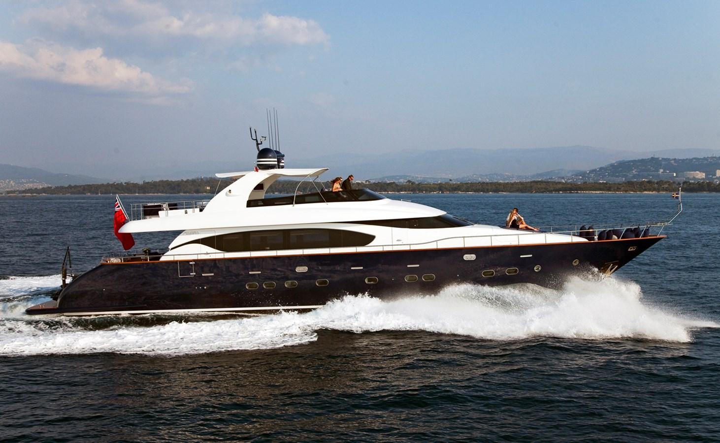 a boat on the water aboard ASHA Yacht for Sale