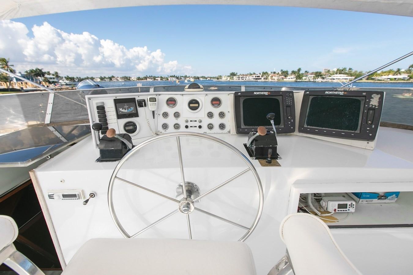 a cockpit of a plane aboard TRES HERMANOS VI Yacht for Sale
