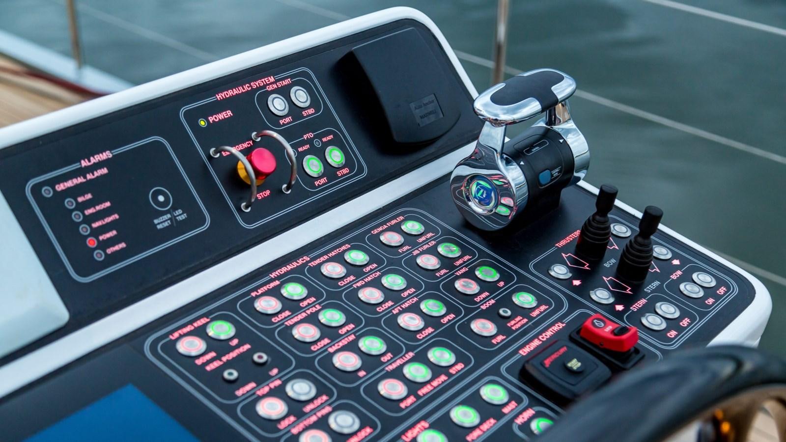 graphical user interface aboard BELLKARA Yacht for Sale