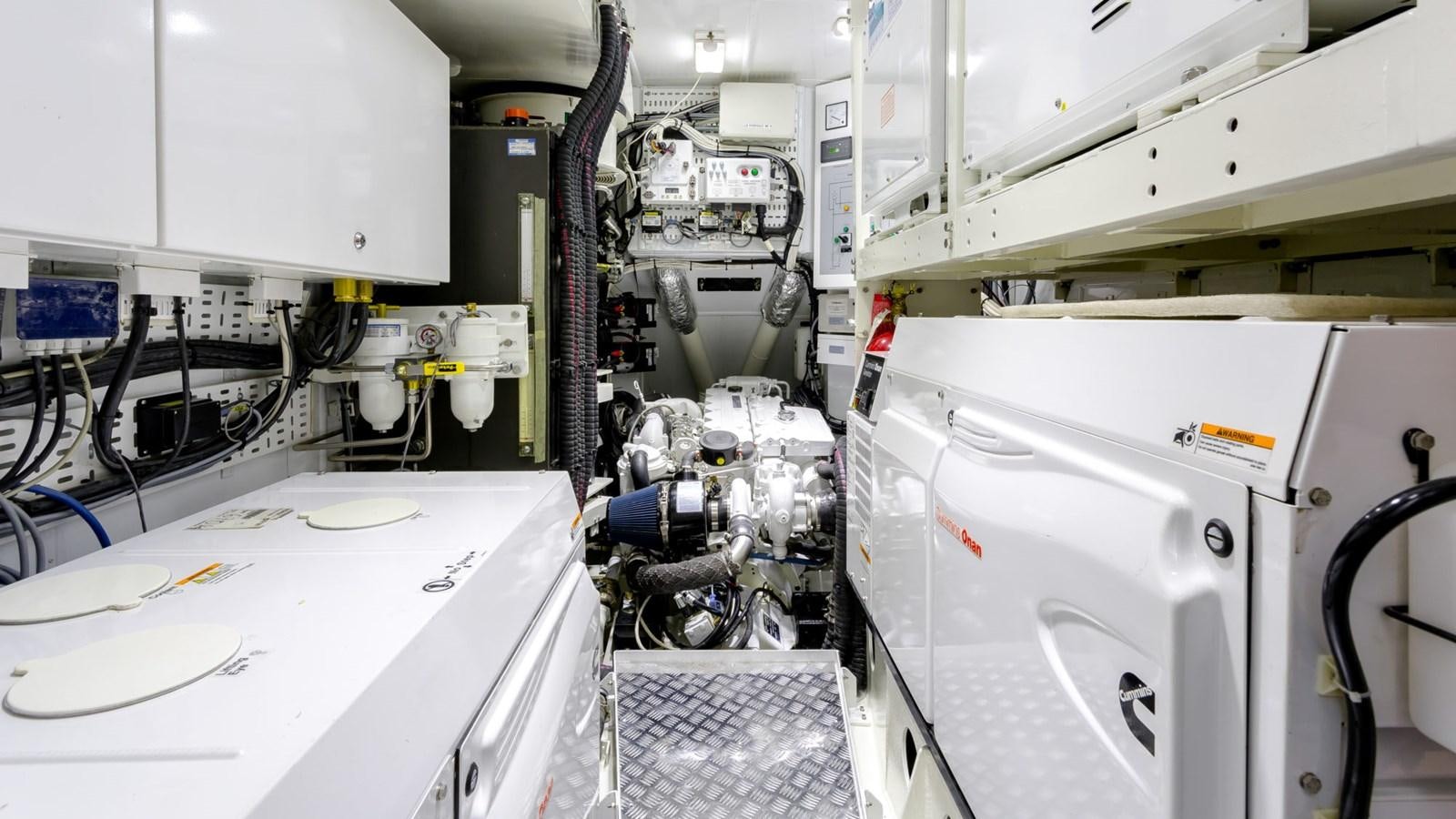 a room with machinery and equipment aboard BELLKARA Yacht for Sale