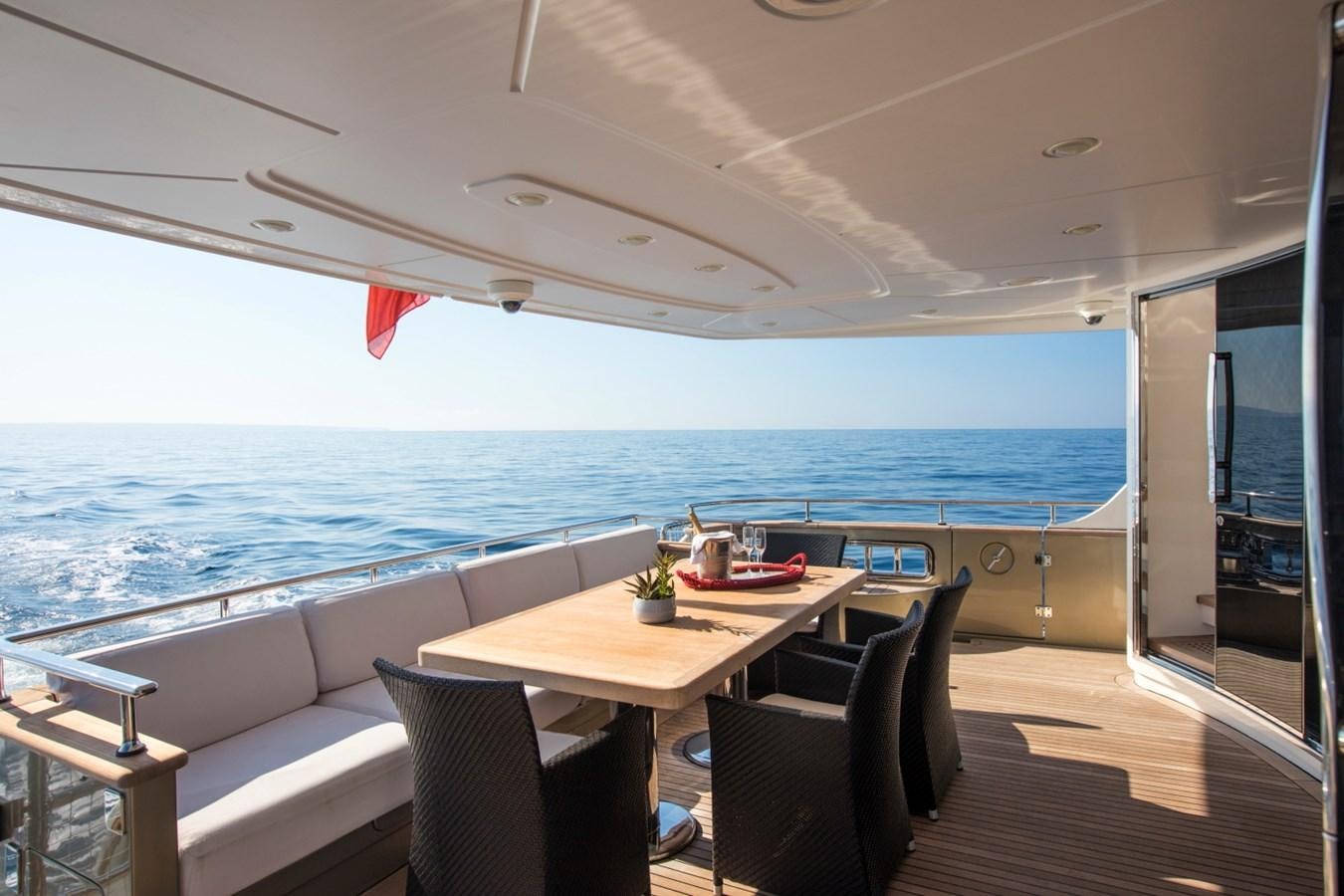 a boat on the water aboard MAI Yacht for Sale