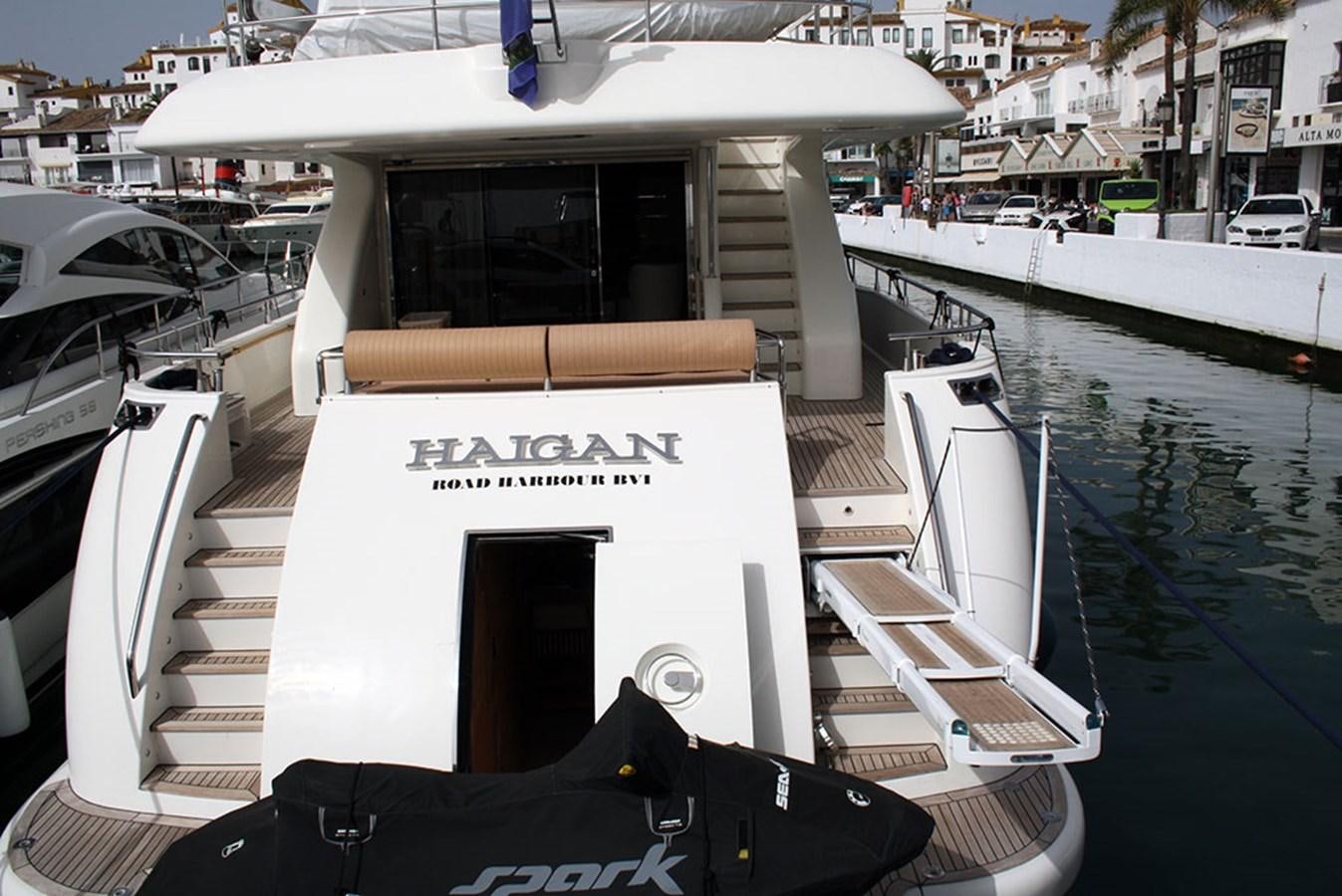 a boat on the water aboard HAIGAN Yacht for Sale