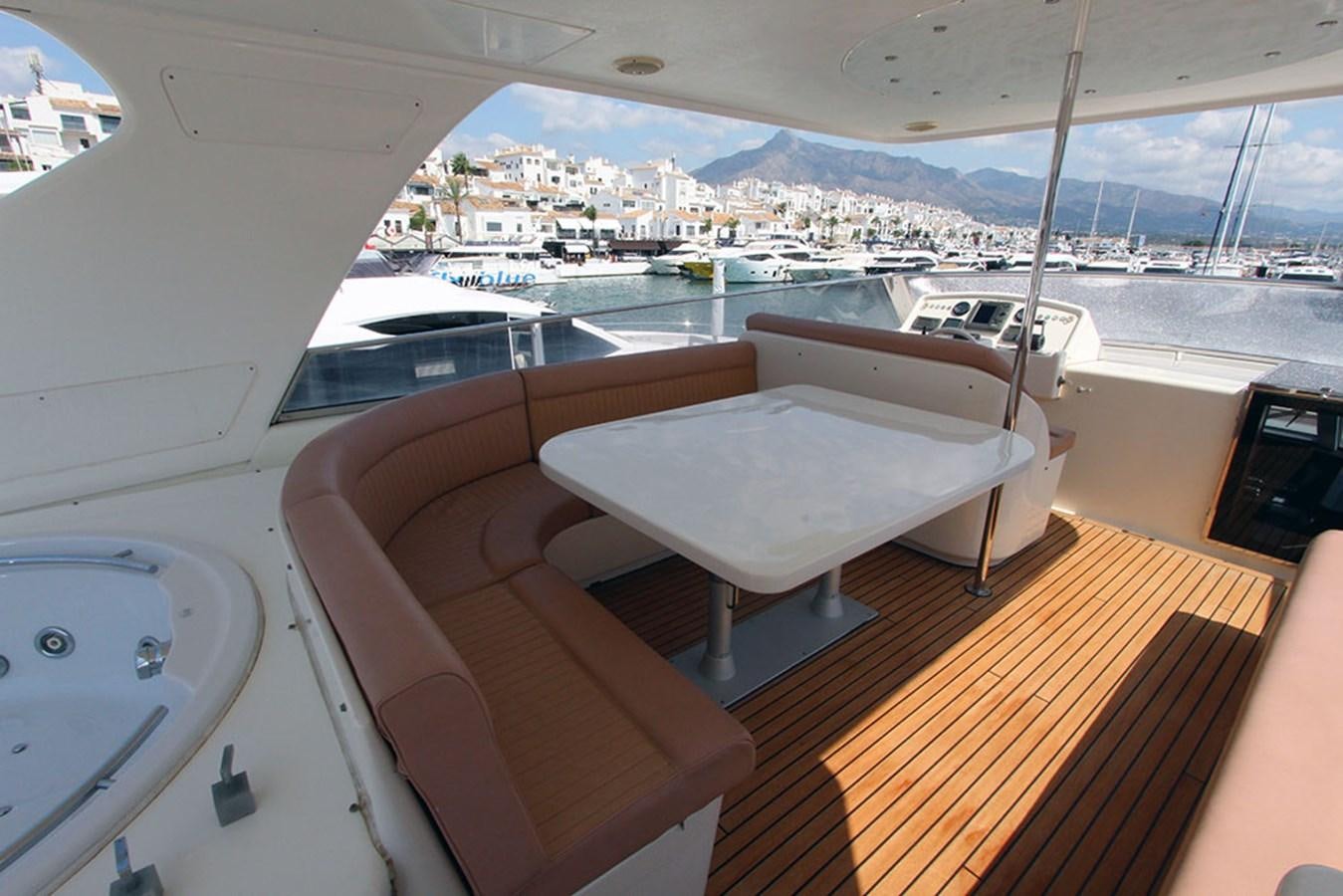 a boat on a deck aboard HAIGAN Yacht for Sale
