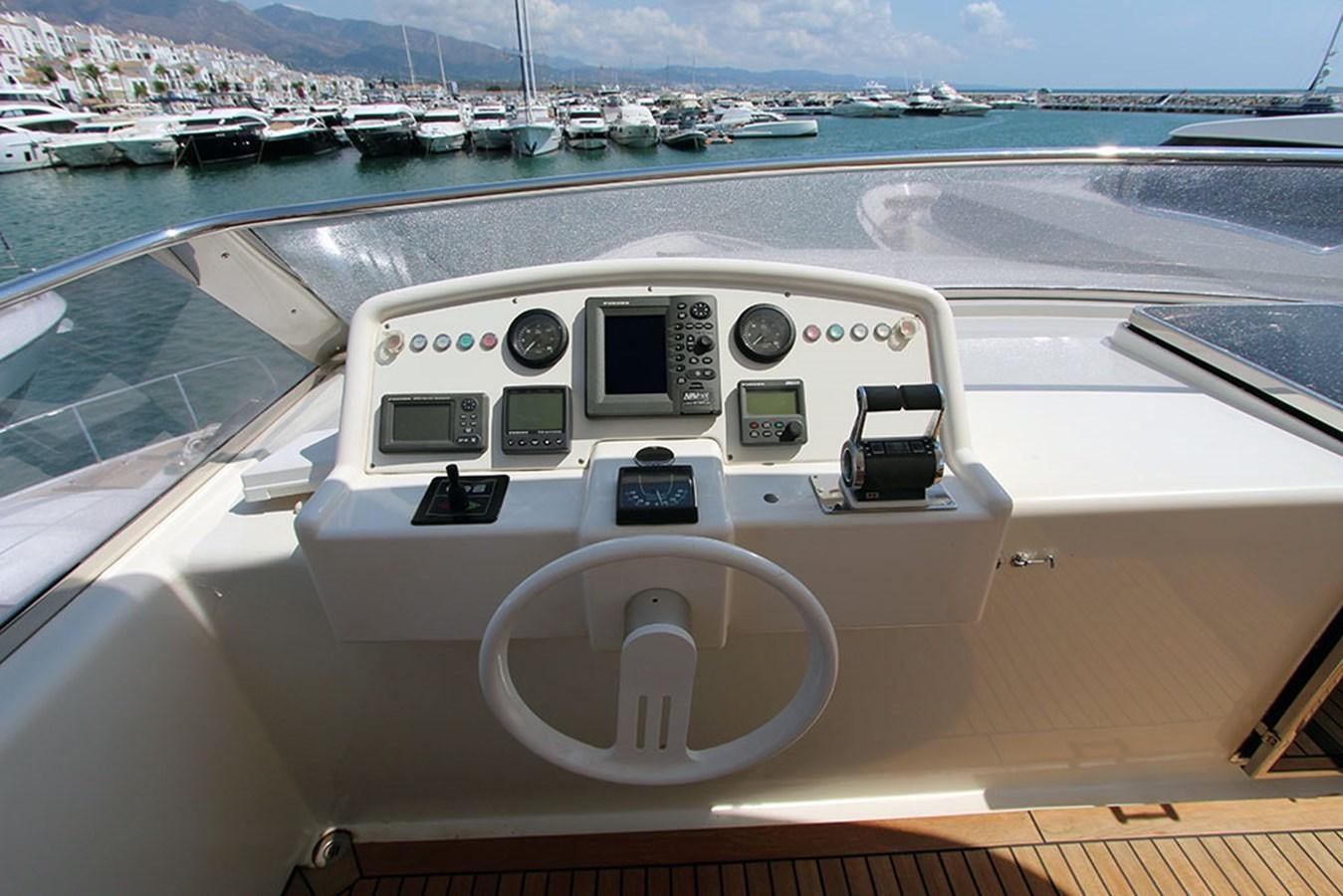 the inside of a cockpit of a plane aboard HAIGAN Yacht for Sale
