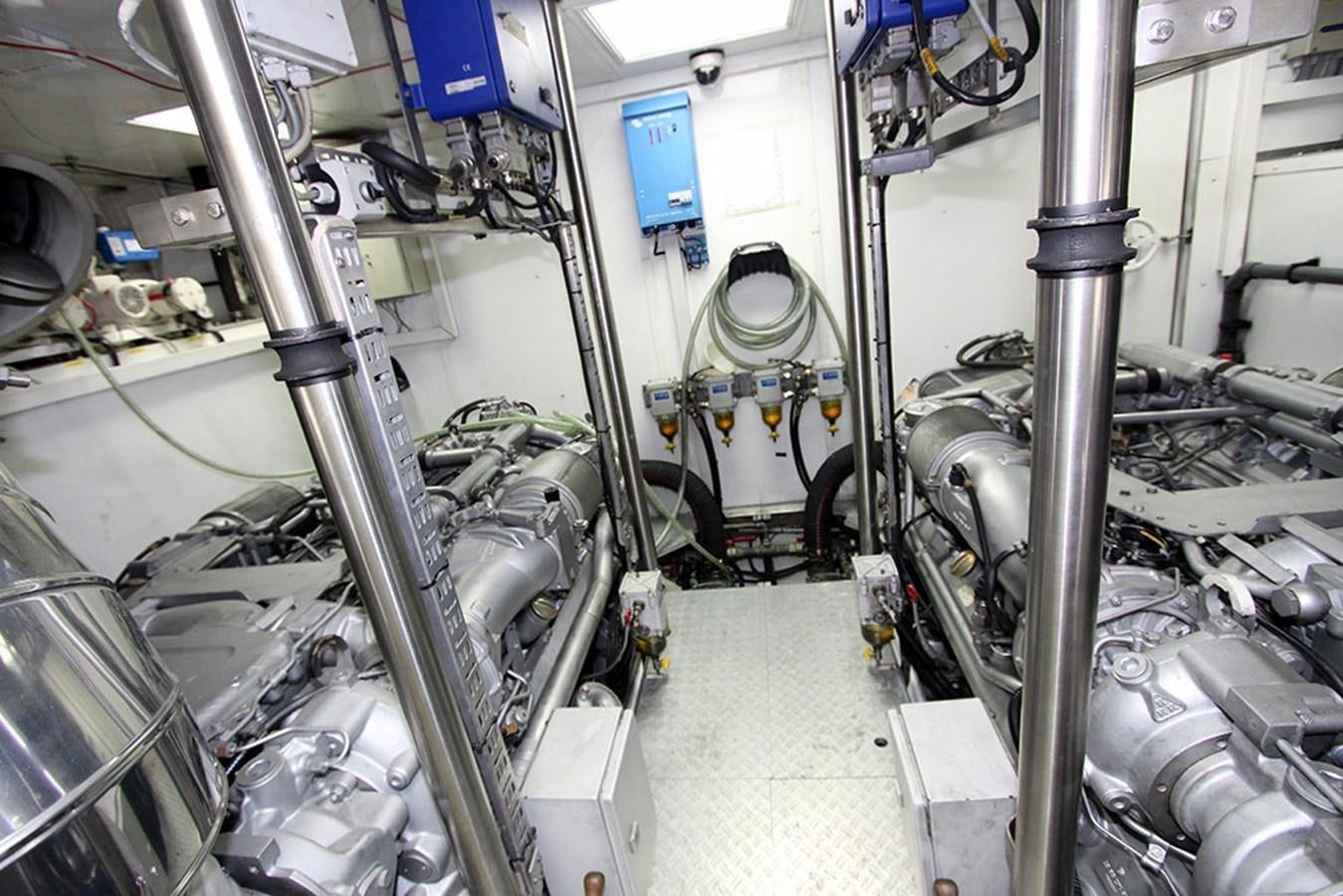a room with machinery aboard HAIGAN Yacht for Sale