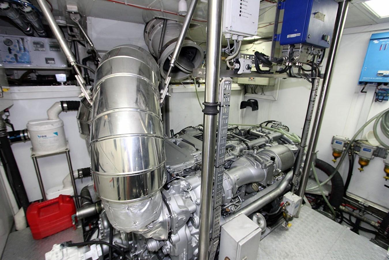 a machine with a large metal cylinder aboard HAIGAN Yacht for Sale