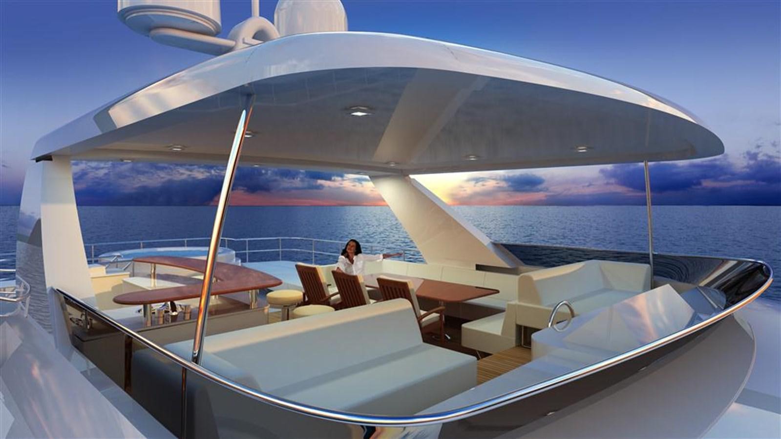 a boat on the water aboard ALL OCEAN YACHTS 90' STEEL Yacht for Sale
