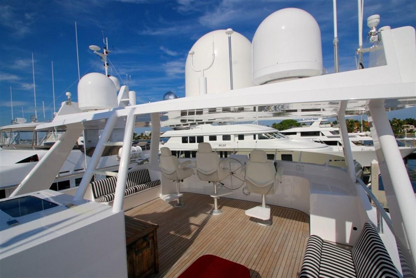 a large white ship aboard ROSA Yacht for Sale