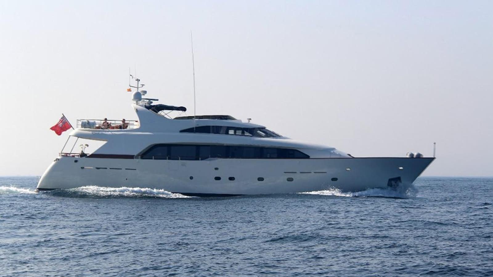 a boat on the water aboard LADY MIKKI Yacht for Sale