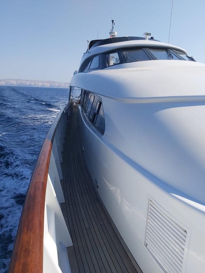 a boat on the water aboard LADY MIKKI Yacht for Sale