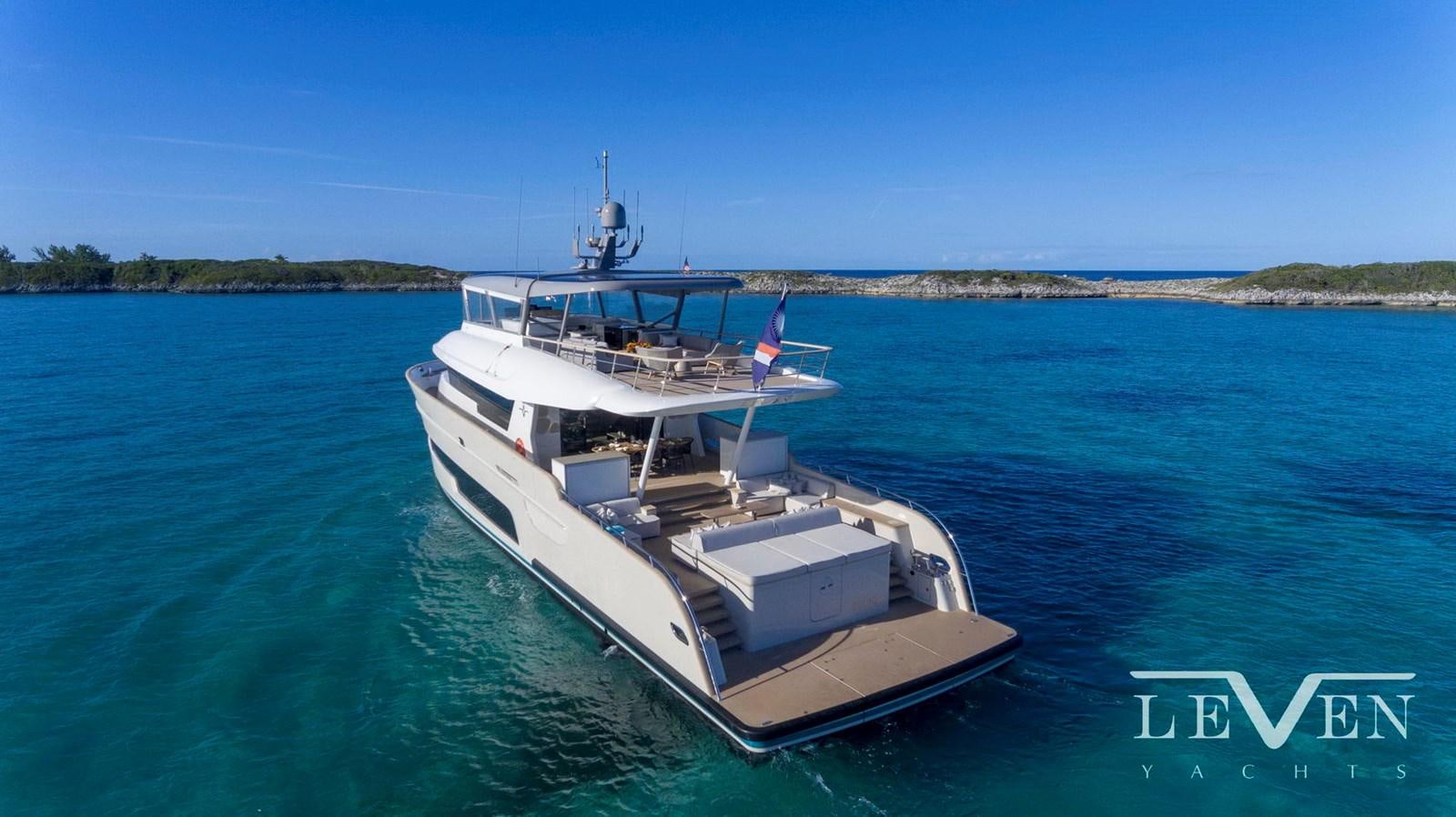 a boat in the water aboard LEVEN 90 Yacht for Sale