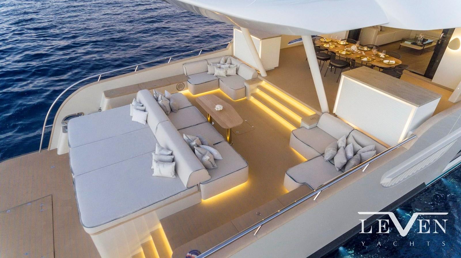 a ship on the water aboard LEVEN 90 Yacht for Sale