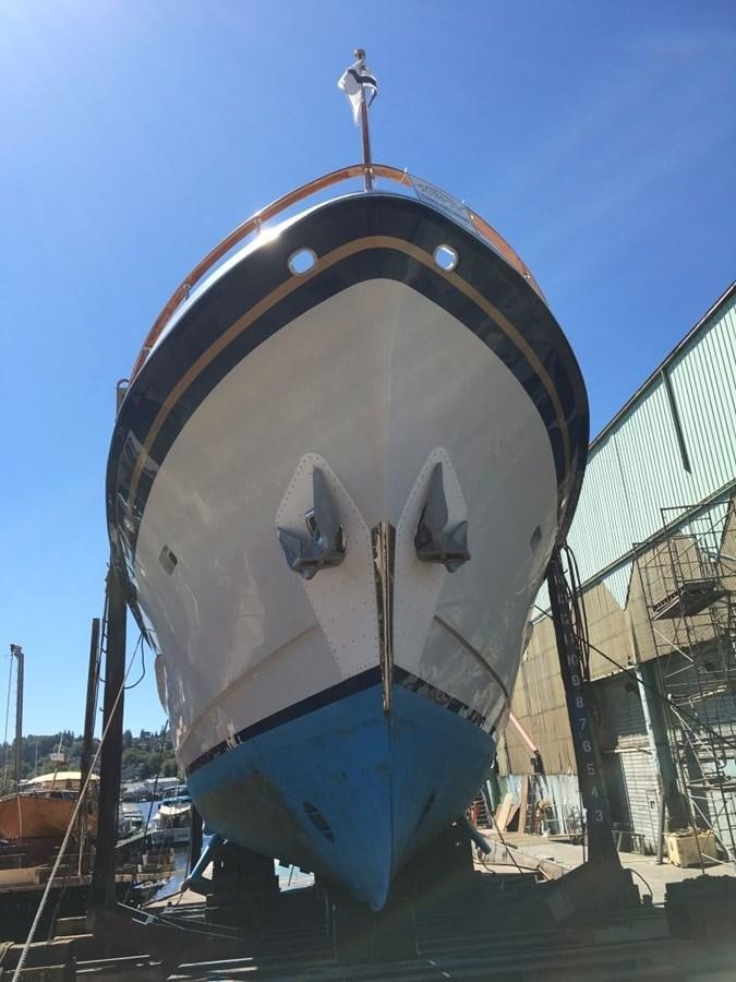 a large round metal object with a round top and a round top aboard ALEXIS Yacht for Sale