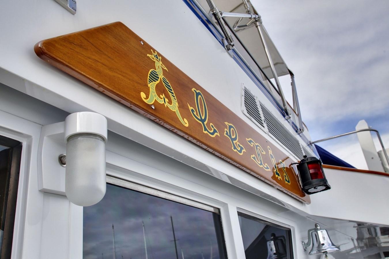 a boat on a building aboard ALEXIS Yacht for Sale