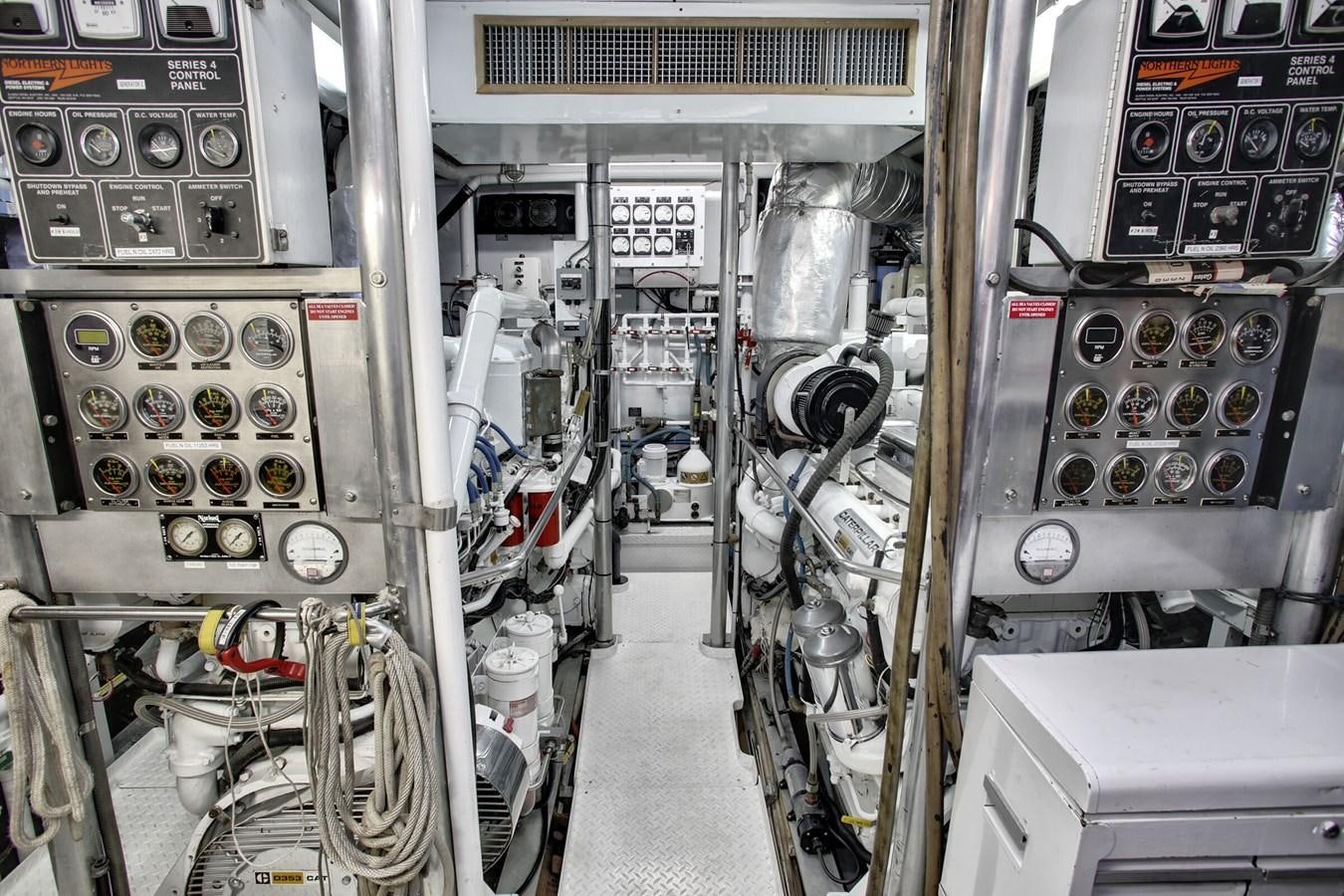 a room with machinery aboard ALEXIS Yacht for Sale