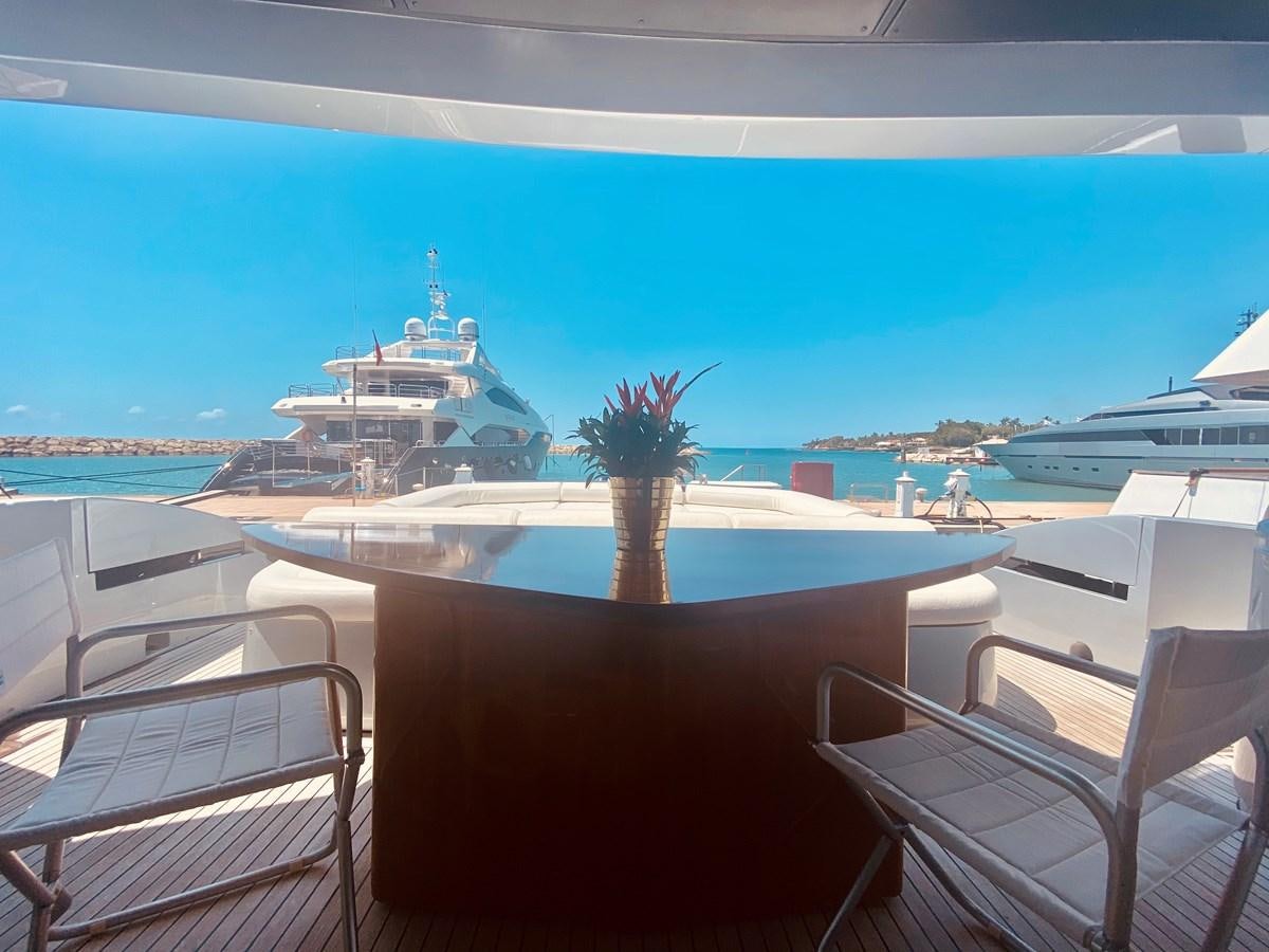 a view of a cruise ship from a balcony aboard ROMPEMAR Yacht for Sale