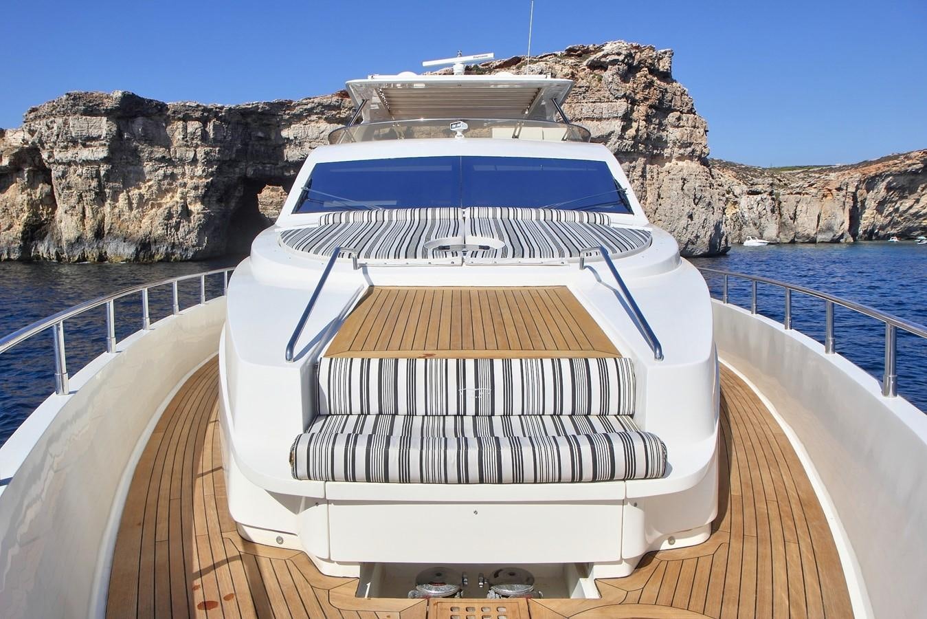 a boat on a dock aboard SICILIA IV Yacht for Sale