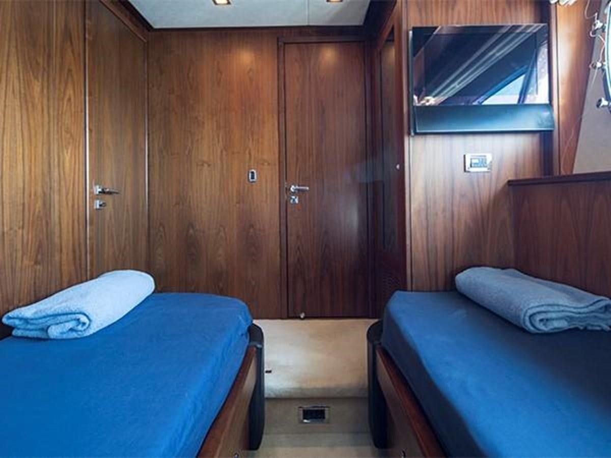 a room with wooden walls aboard UNIQUE NAZ Yacht for Sale