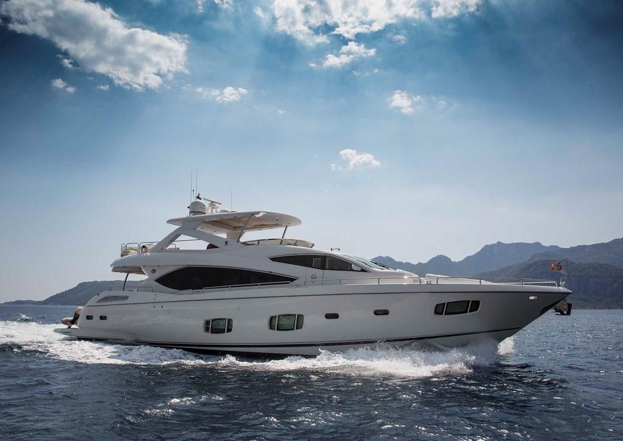 a yacht on the water aboard UNIQUE NAZ Yacht for Sale