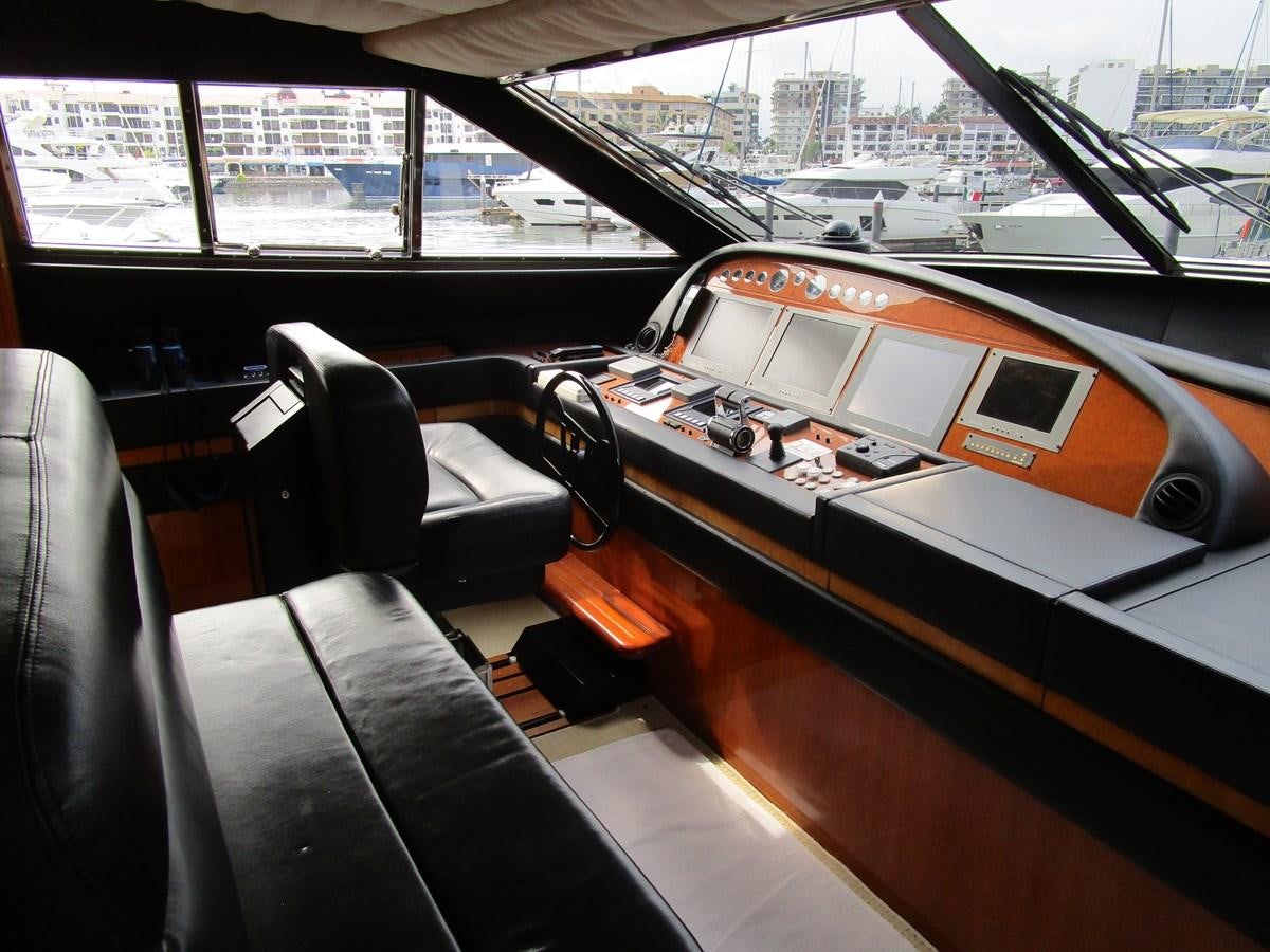 inside of a car aboard NACL Yacht for Sale