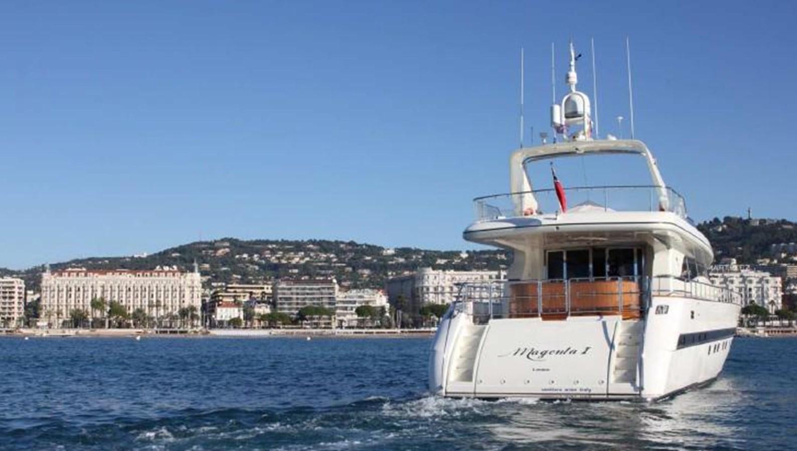 a boat on the water aboard MAGENTA I Yacht for Sale