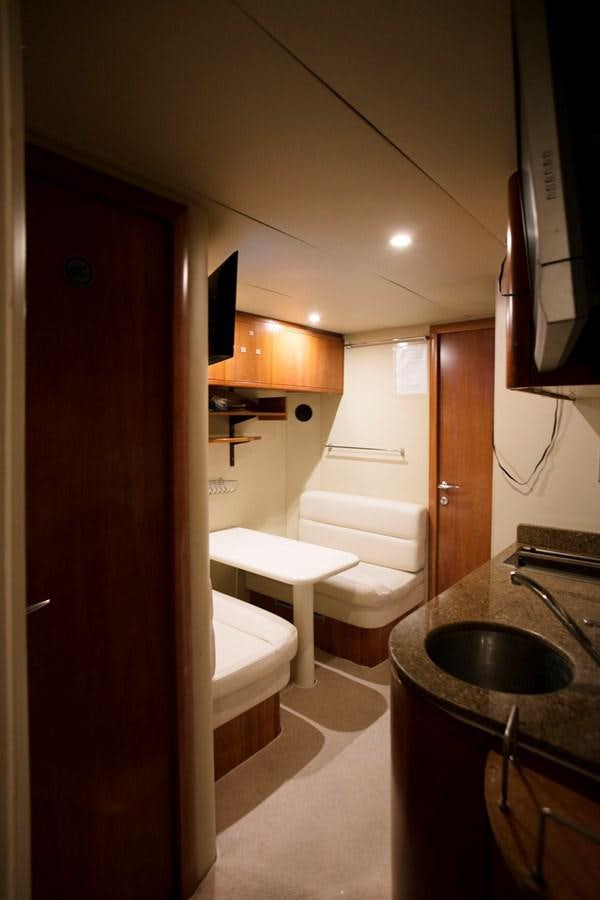 a bathroom with a sink and a bathtub aboard LADY VICTORIA Yacht for Sale