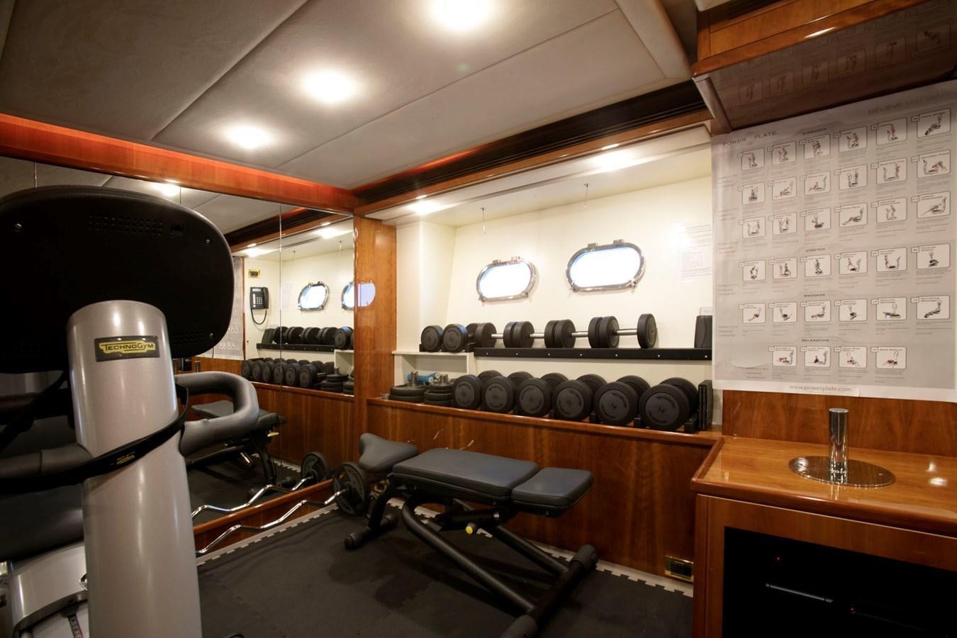 a kitchen with a large stove and a large oven aboard LADY VICTORIA Yacht for Sale