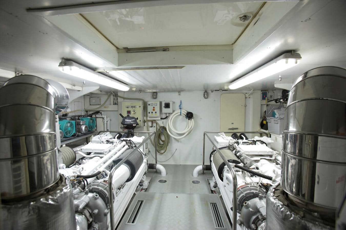 a room with machinery aboard LADY VICTORIA Yacht for Sale