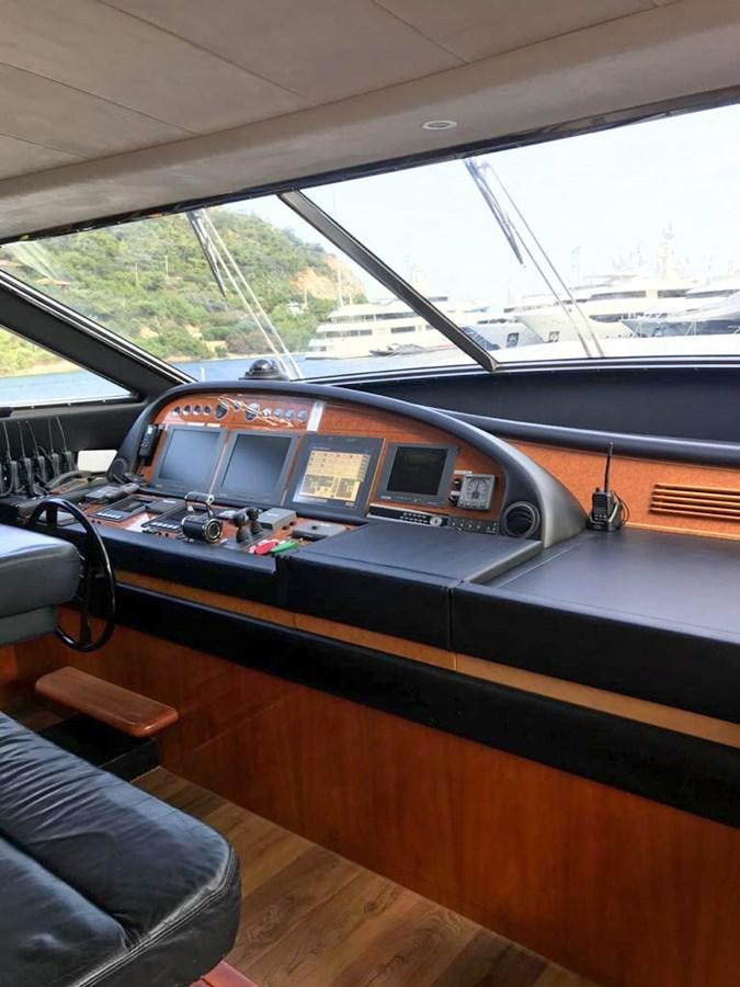 inside of a car aboard LADY VICTORIA Yacht for Sale