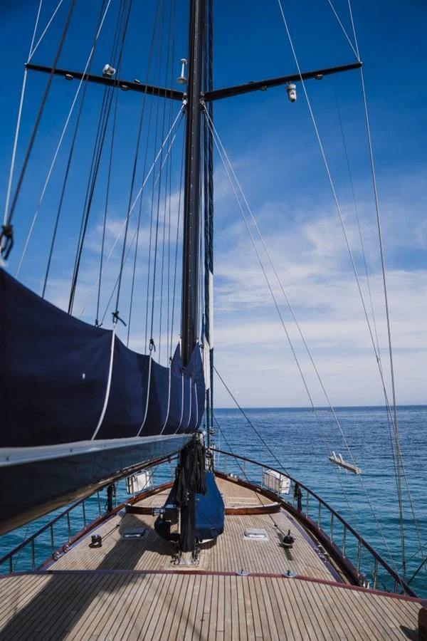 a boat on the water aboard CAPRICORN 1 Yacht for Sale