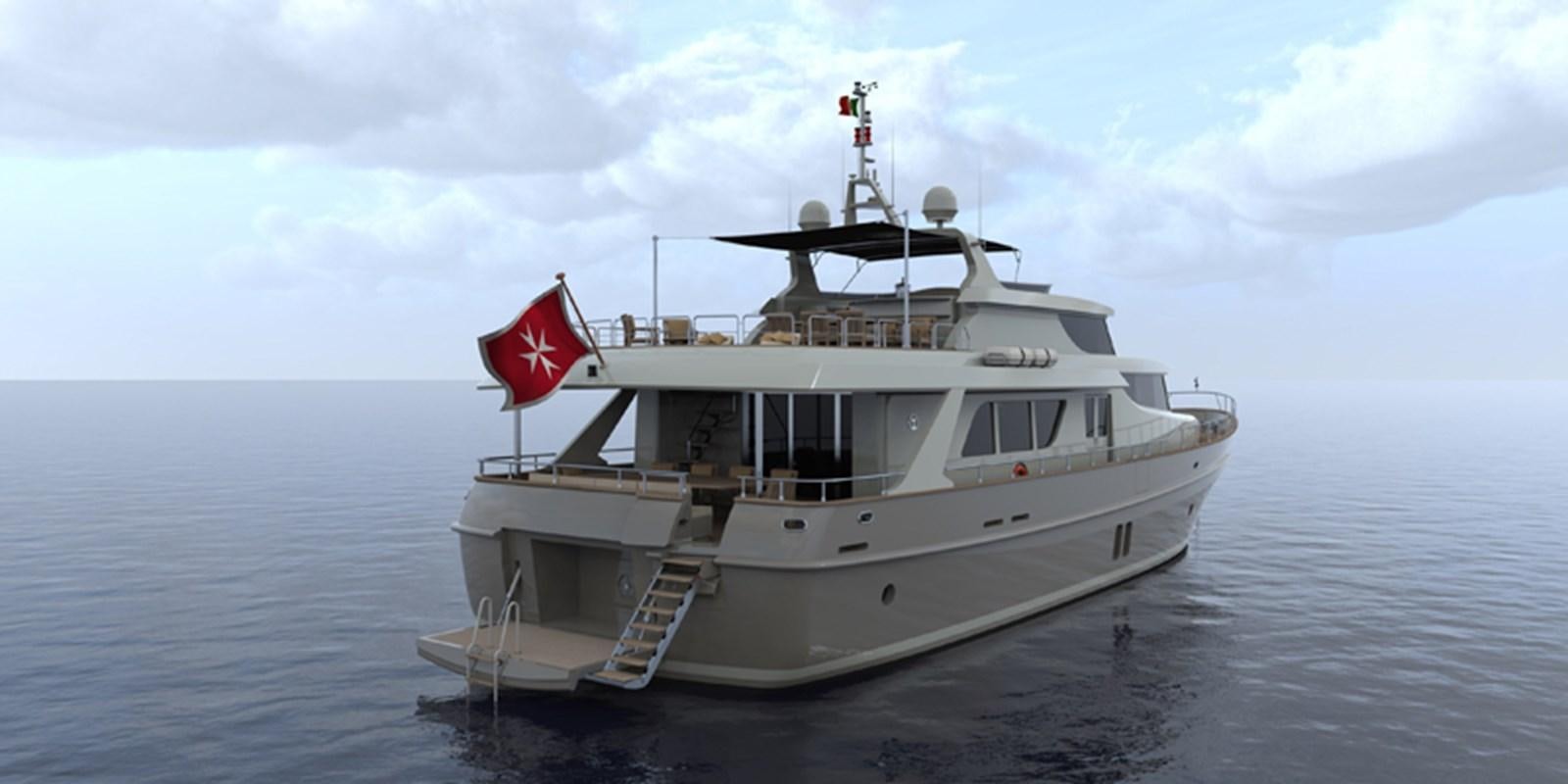 a large ship in the water aboard NAVETTA 656 Yacht for Sale