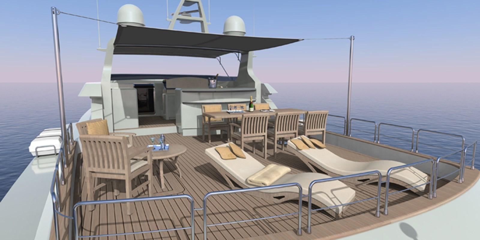 a boat on the water aboard NAVETTA 656 Yacht for Sale