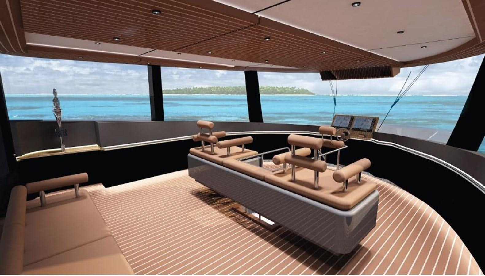 a boat on a deck aboard NAUCRATES 88 Yacht for Sale