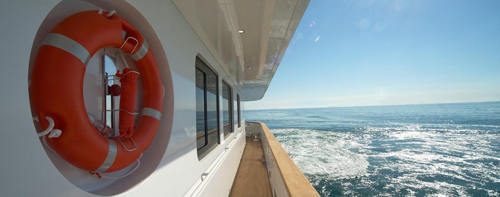 a boat on the water aboard OCEAN KING 88 Yacht for Sale