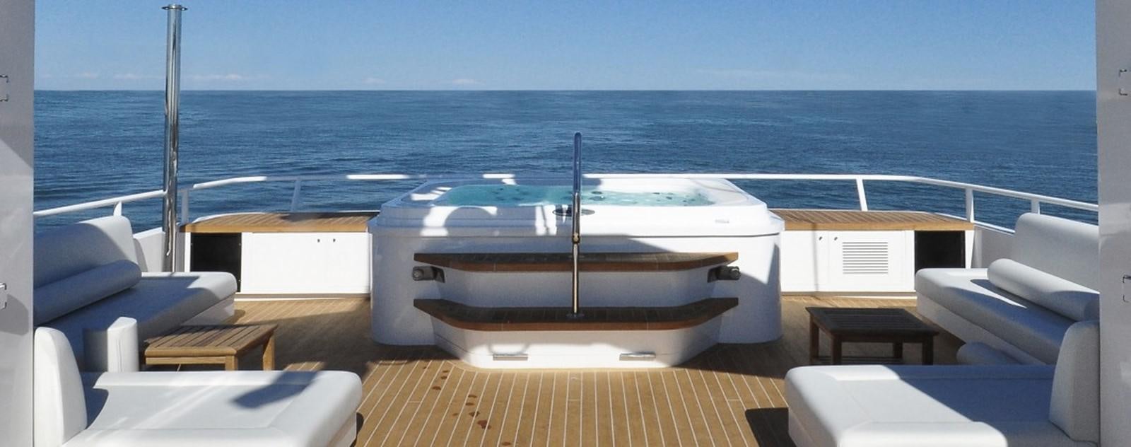 a boat on the water aboard OCEAN KING 88 Yacht for Sale