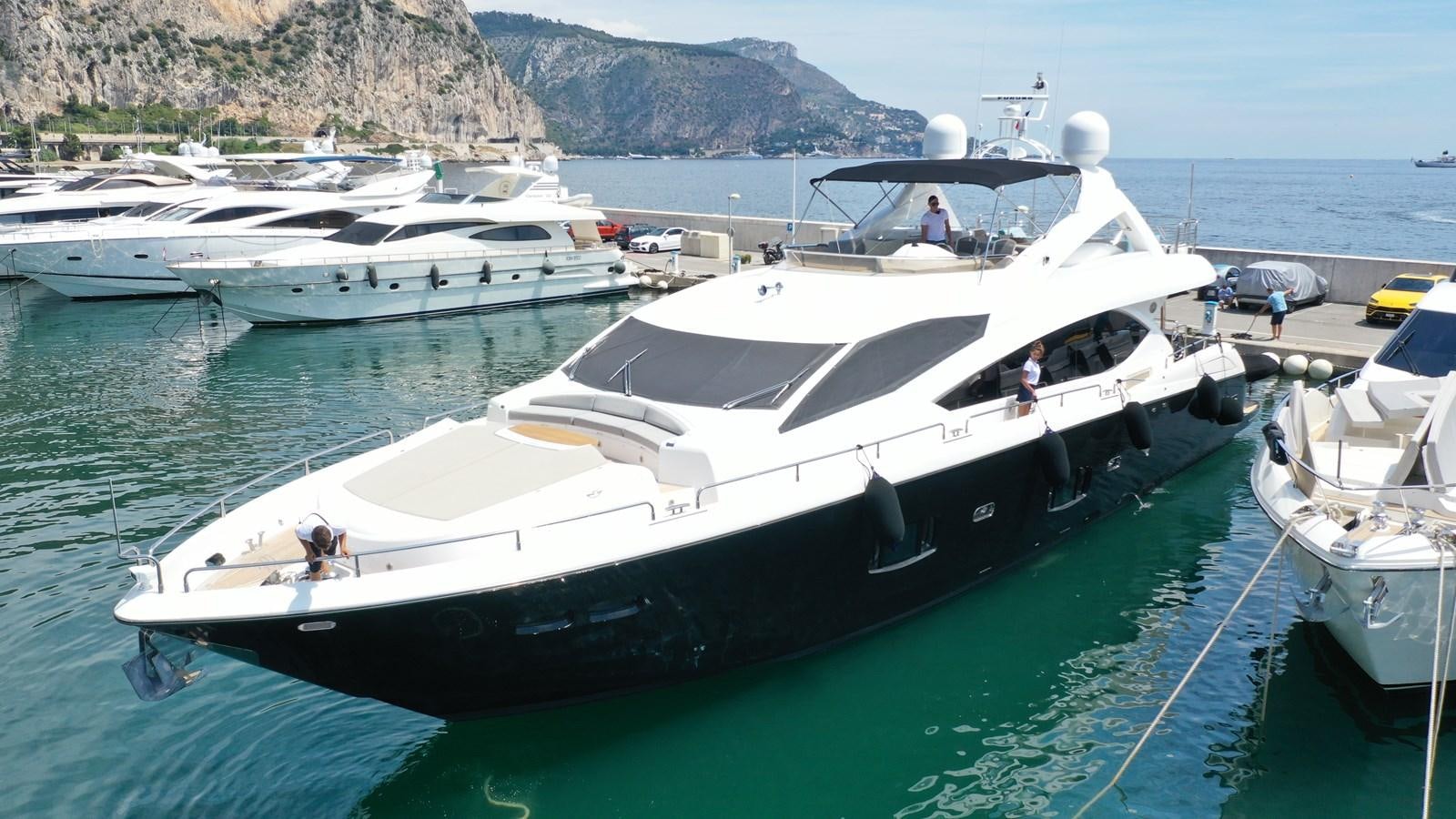 a boat in the water aboard KAPUSHA Yacht for Sale