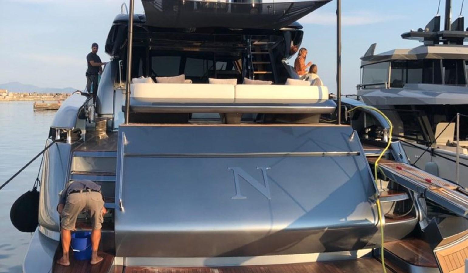 a boat with people on it aboard DOMINO Yacht for Sale