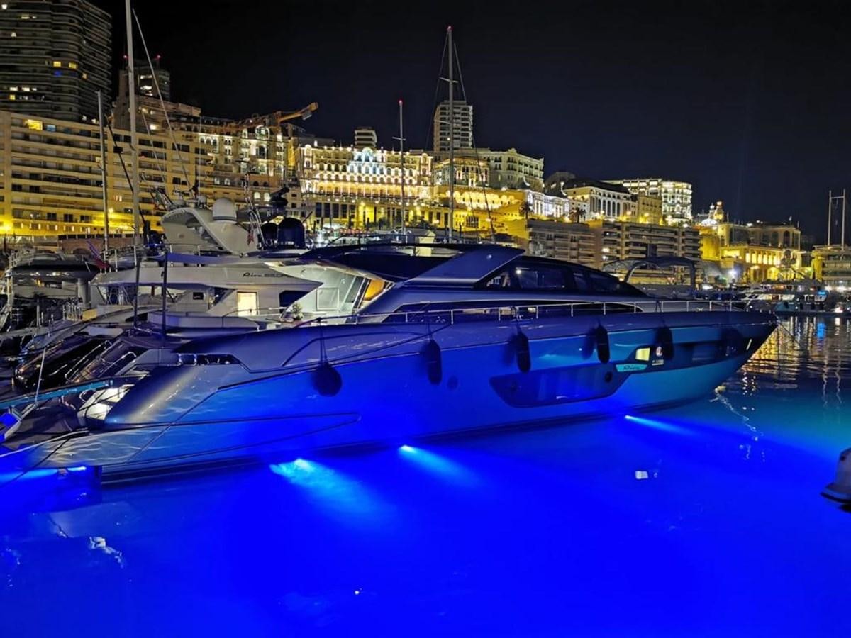a boat in a harbor aboard FIRST SIGNS Yacht for Sale