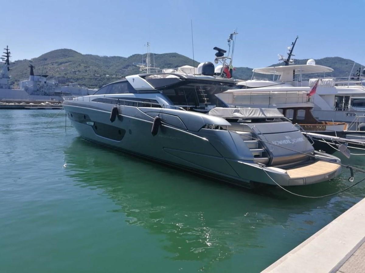 a boat docked at a pier aboard FIRST SIGNS Yacht for Sale