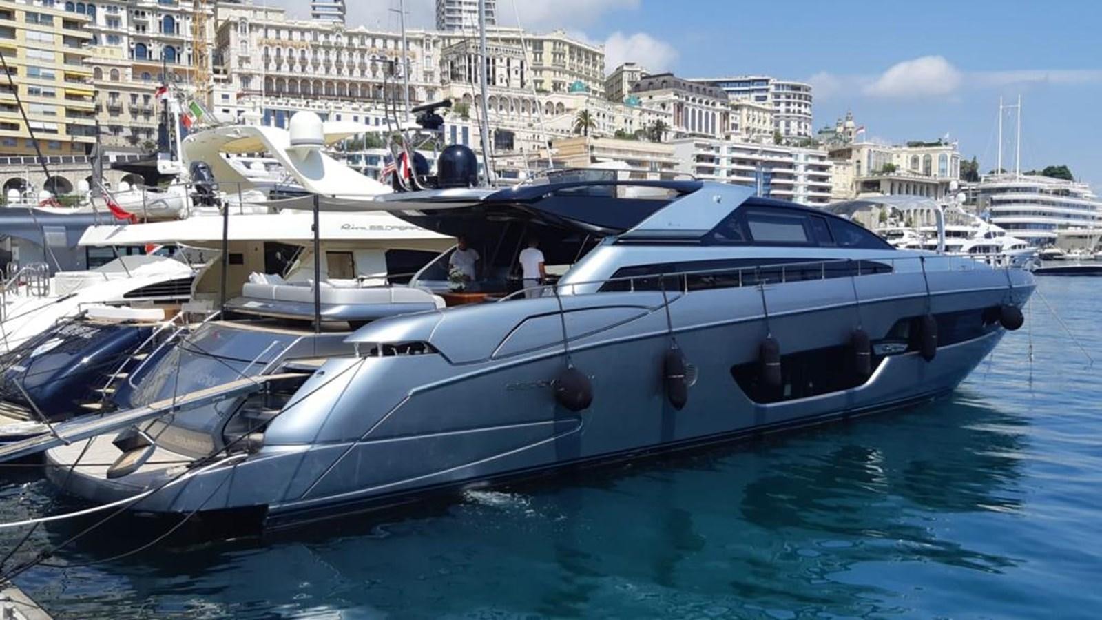 a group of boats in a harbor aboard FIRST SIGNS Yacht for Sale