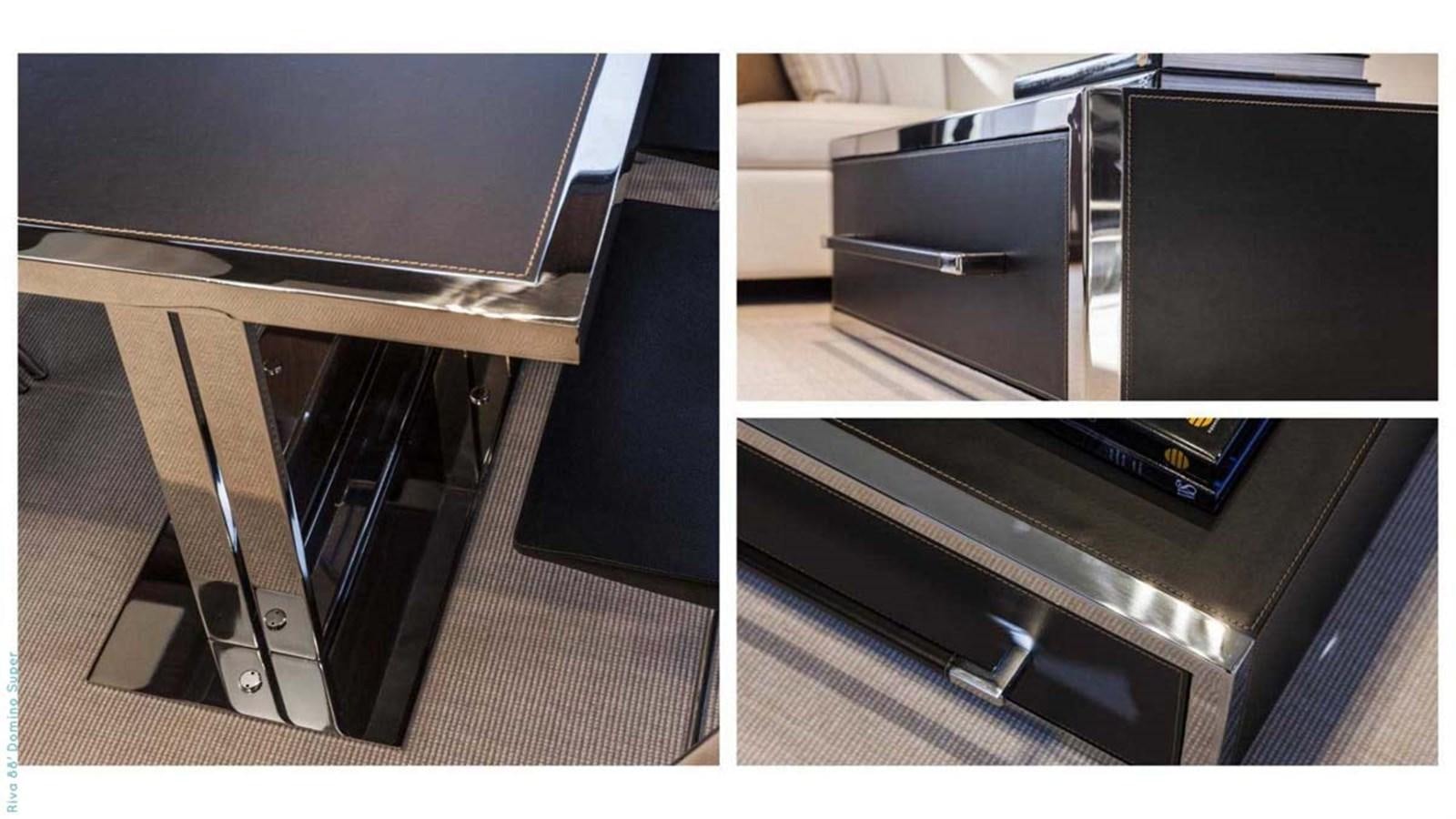 a black rectangular object with a silver frame aboard FIRST SIGNS Yacht for Sale