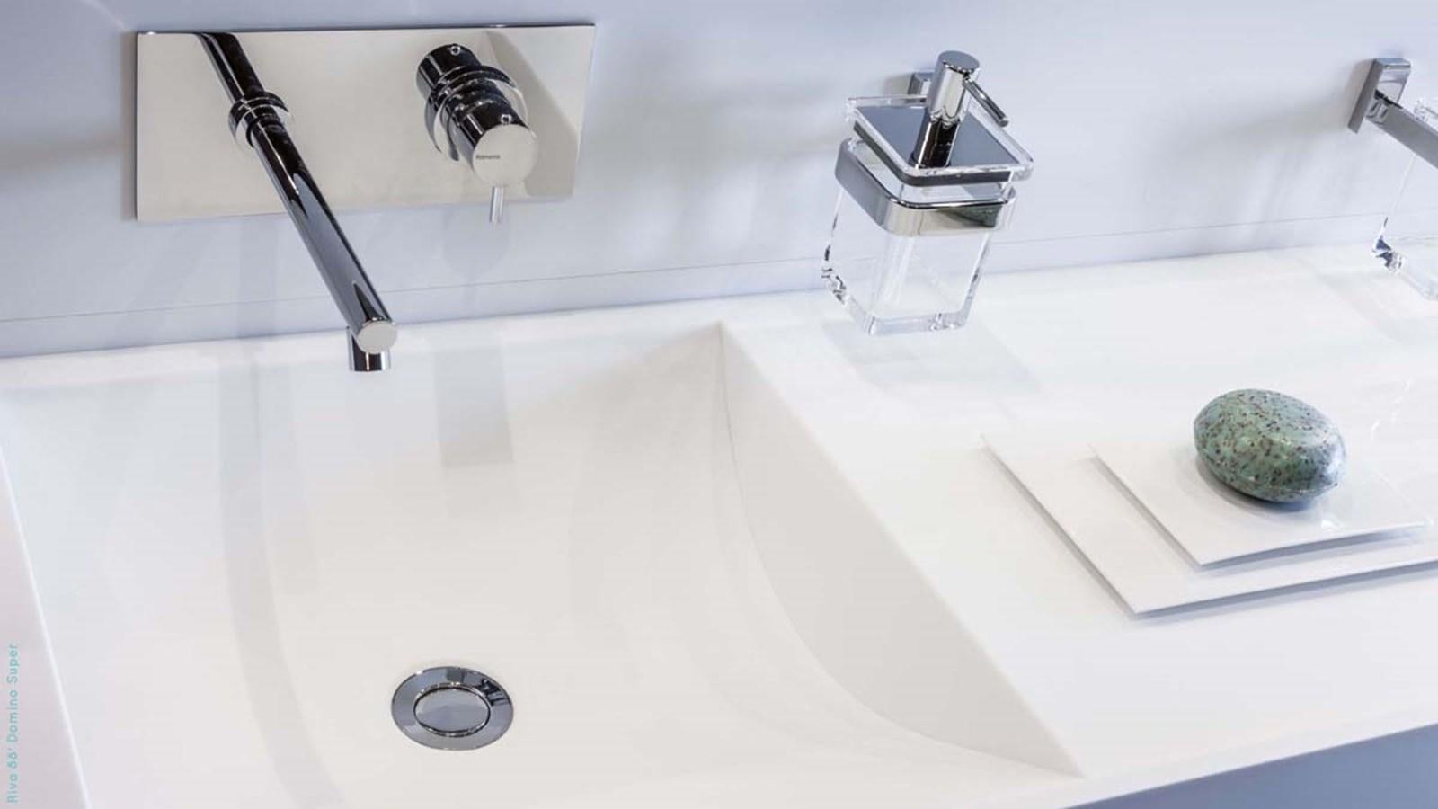a white table with a few plants aboard FIRST SIGNS Yacht for Sale