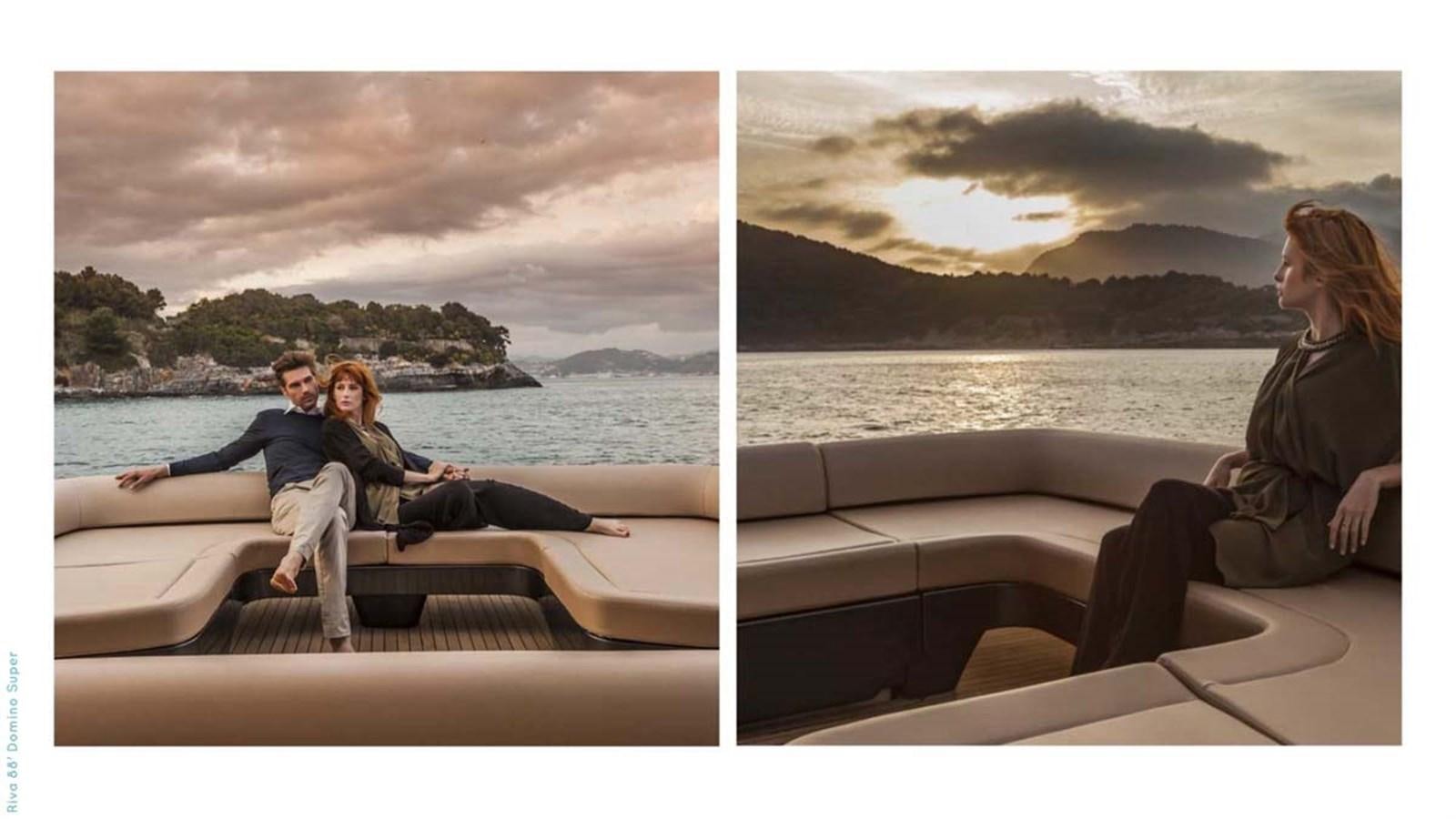 a group of people sitting on a boat aboard FIRST SIGNS Yacht for Sale