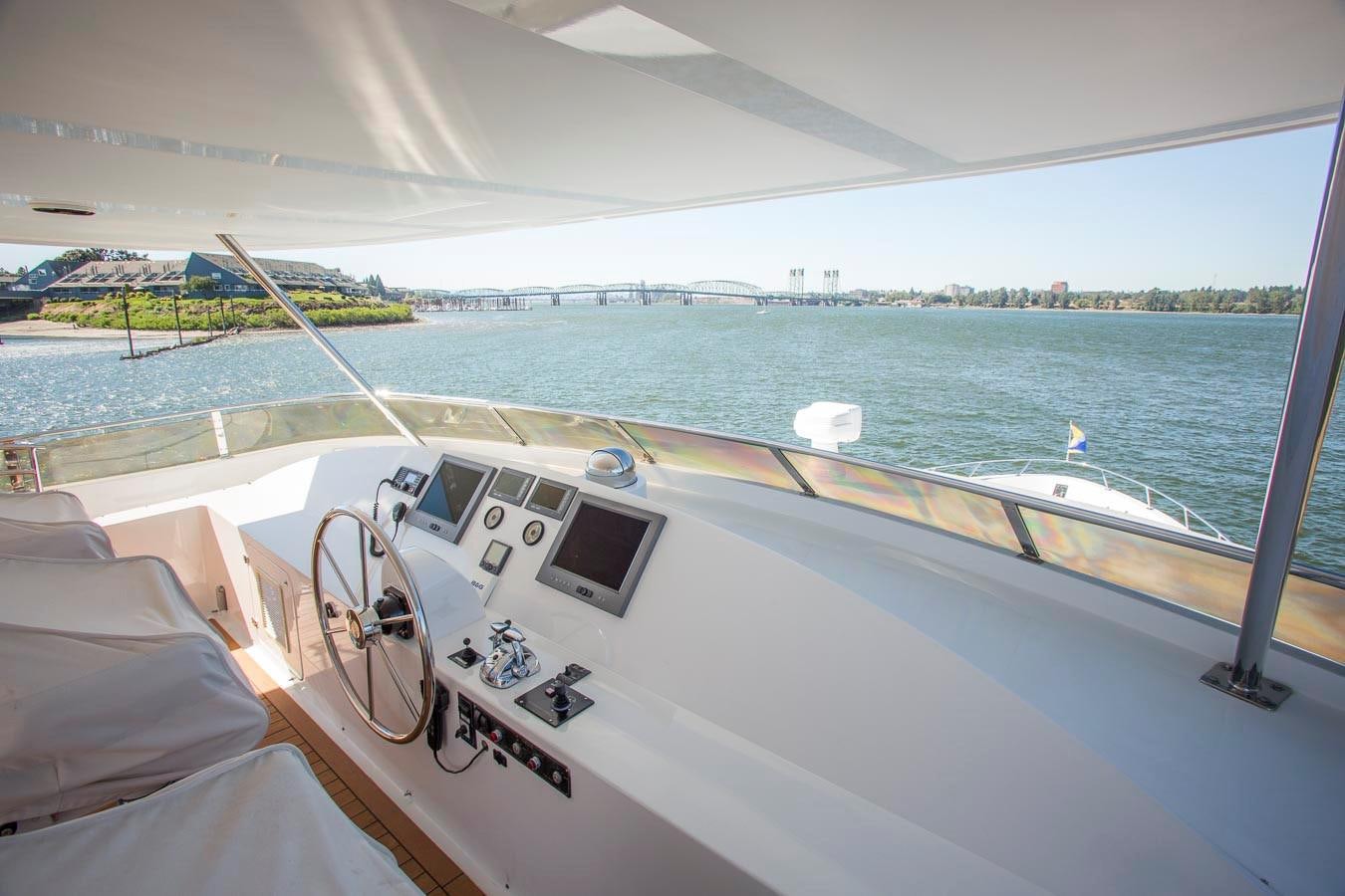 a boat on the water aboard SILVER WINGS Yacht for Sale