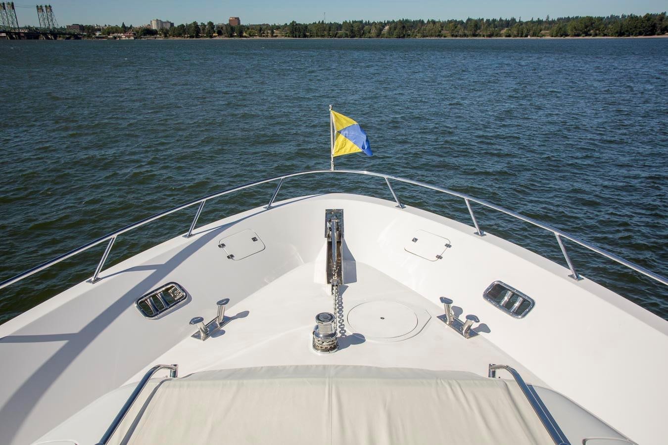 a boat on the water aboard SILVER WINGS Yacht for Sale