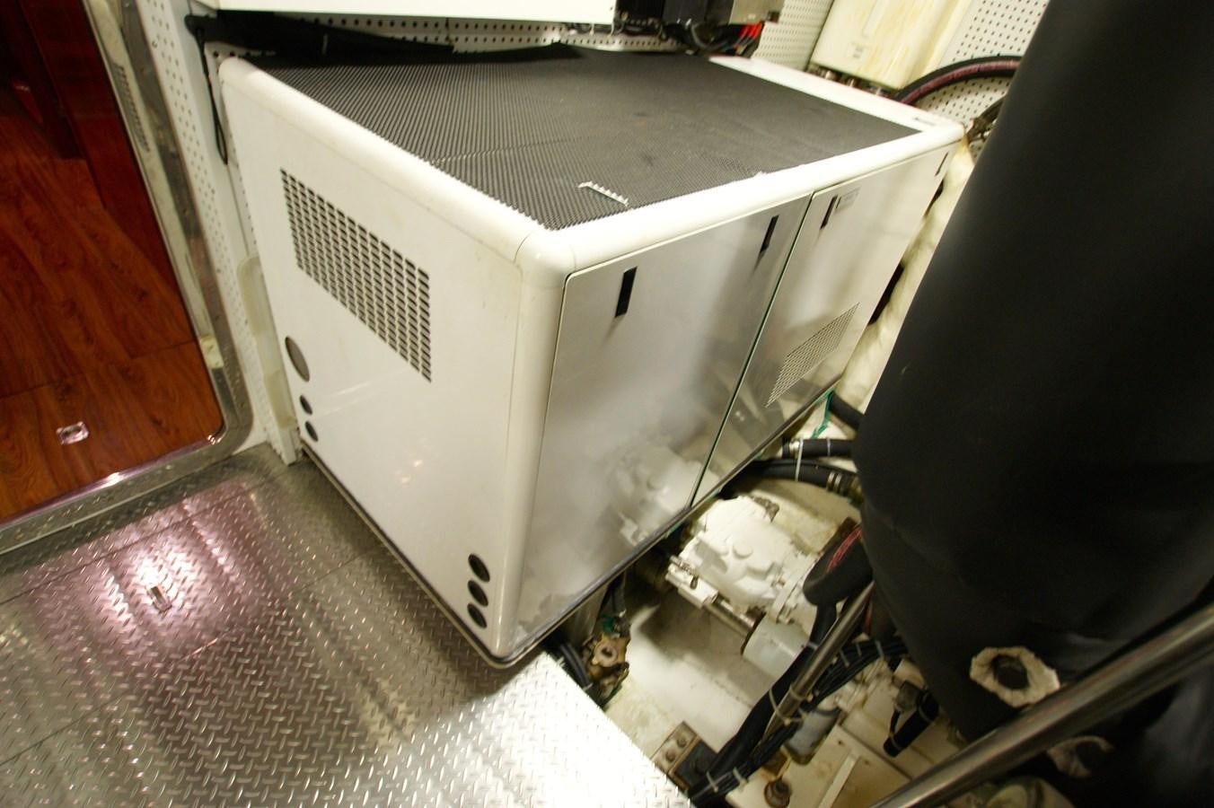 a white computer tower aboard LORI ANN Yacht for Sale