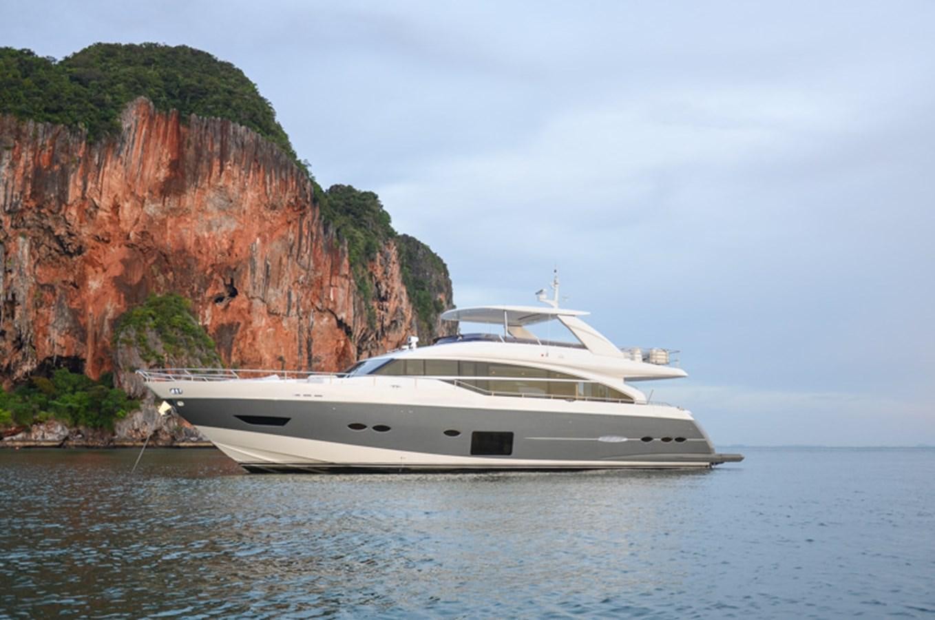 a boat on the water aboard SEDNA Yacht for Sale