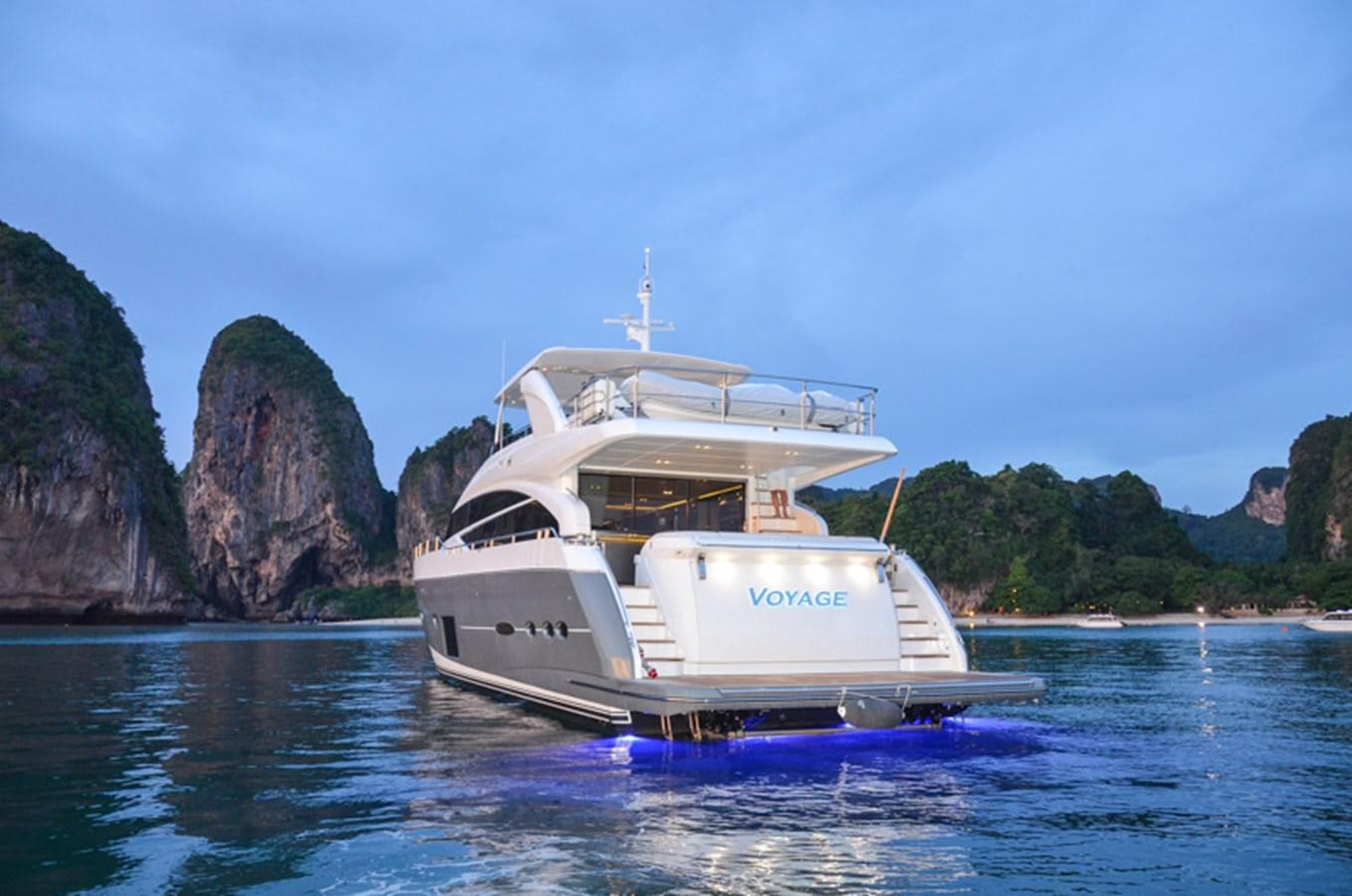 a boat in the water aboard SEDNA Yacht for Sale