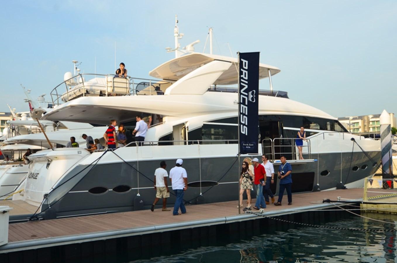 people walking on a boat aboard SEDNA Yacht for Sale
