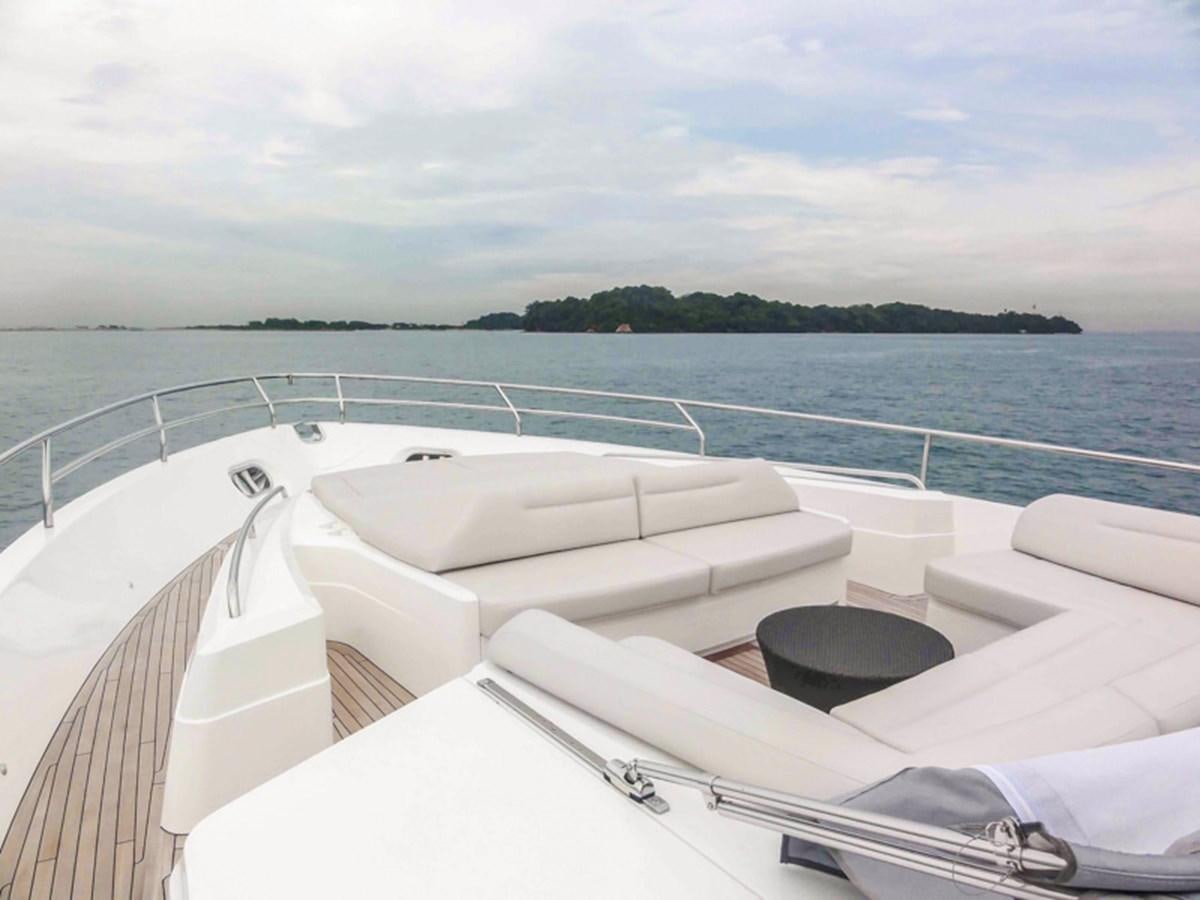 a boat on the water aboard SEDNA Yacht for Sale